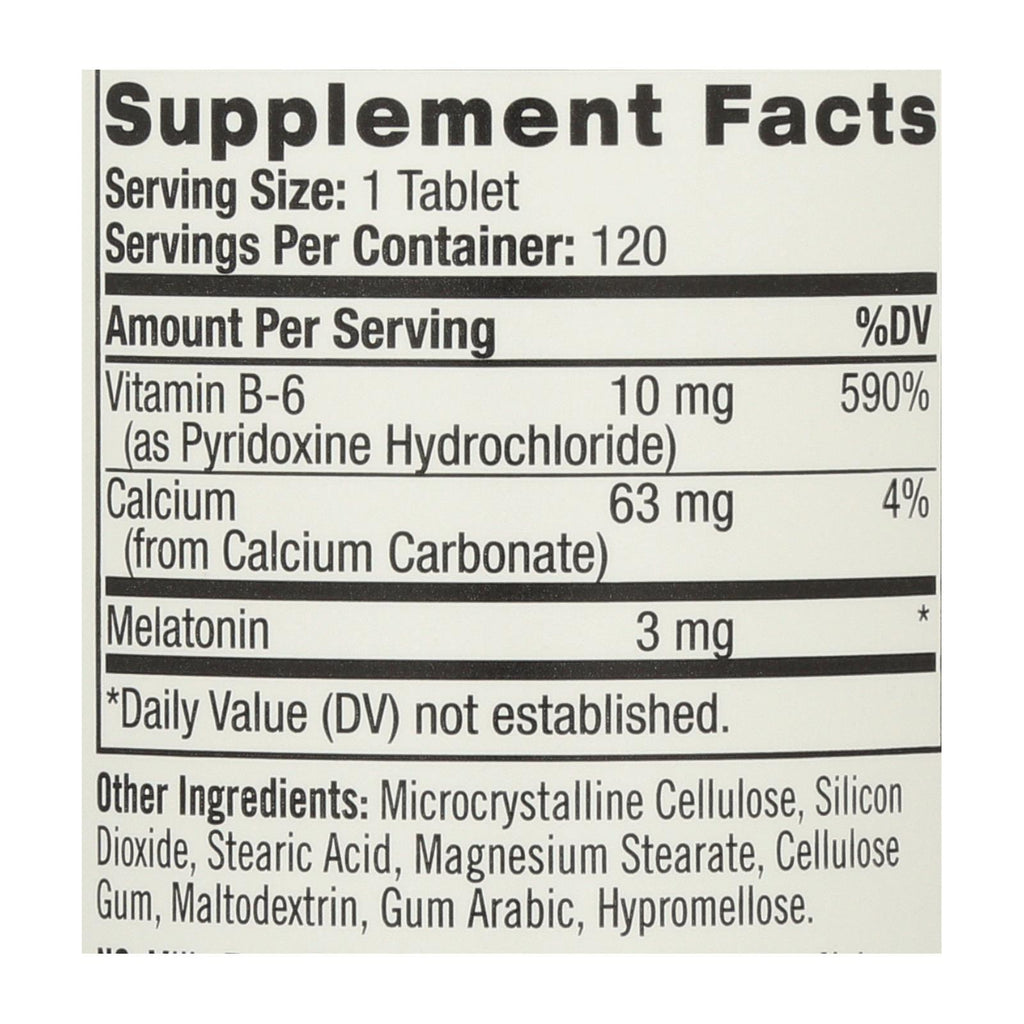 Natrol Melatonin - 3 Mg - 120 Tablets - Lakehouse Foods