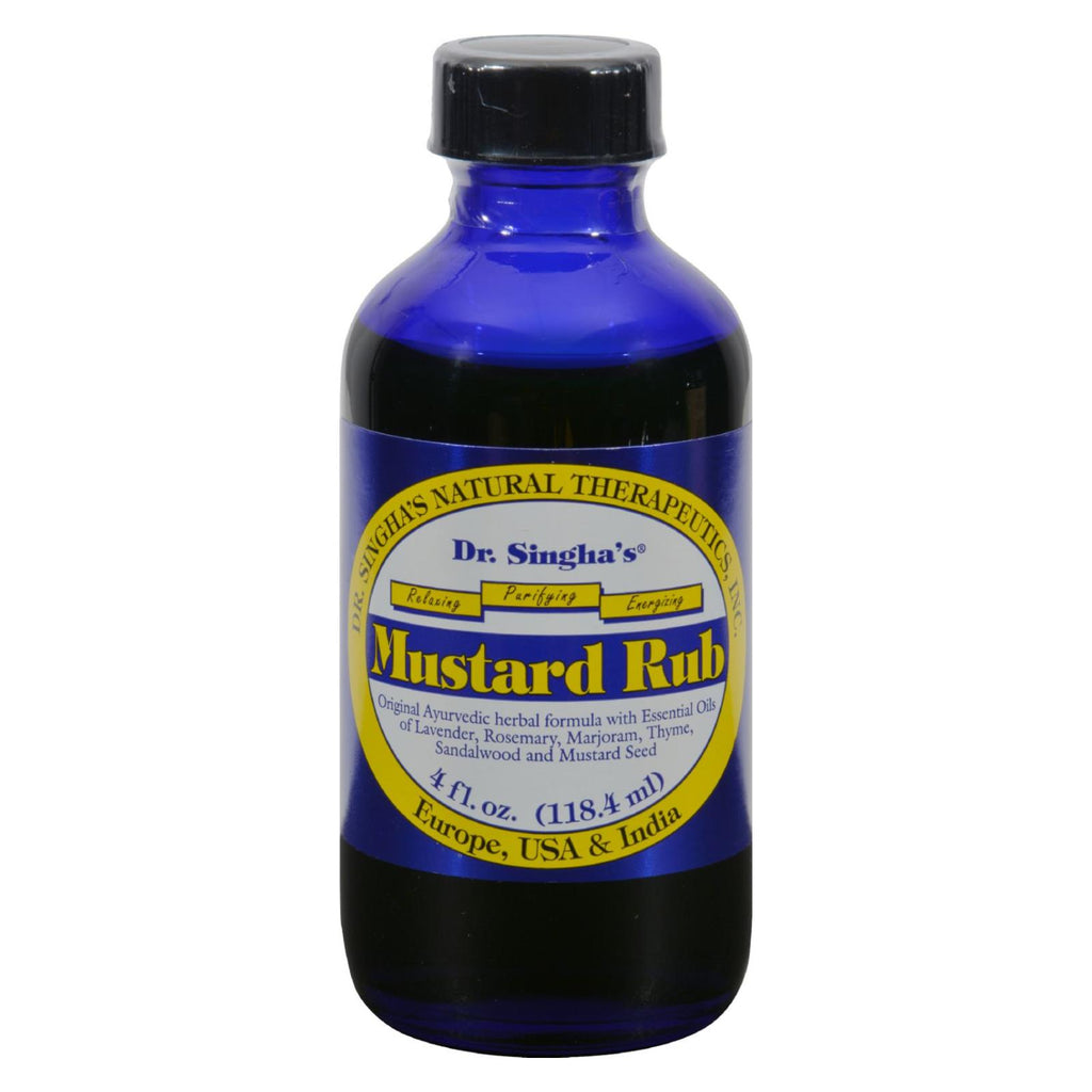 Dr. Singha's Mustard Rub - 4 Fl Oz - Lakehouse Foods