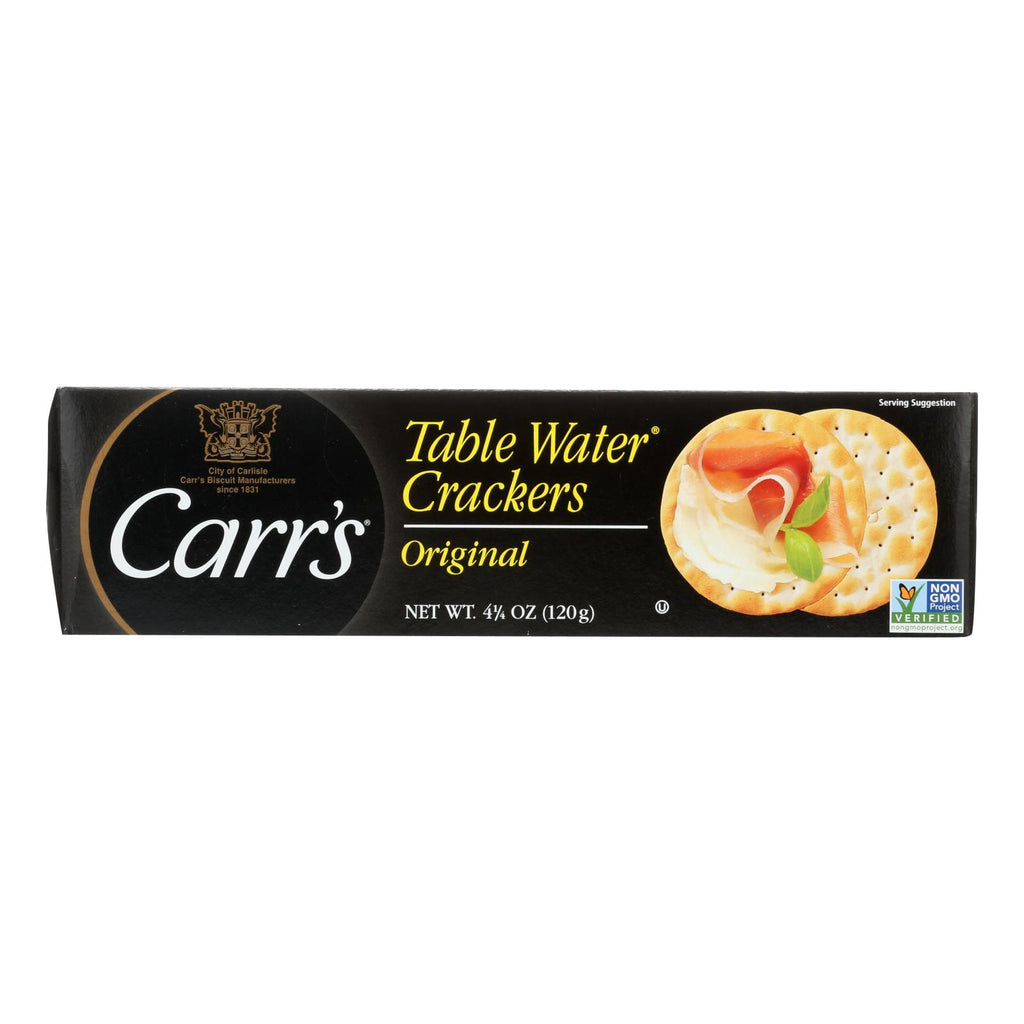 Carr's Bite Size Table Water Cracker - Case Of 12 - 4.25 Oz - Lakehouse Foods