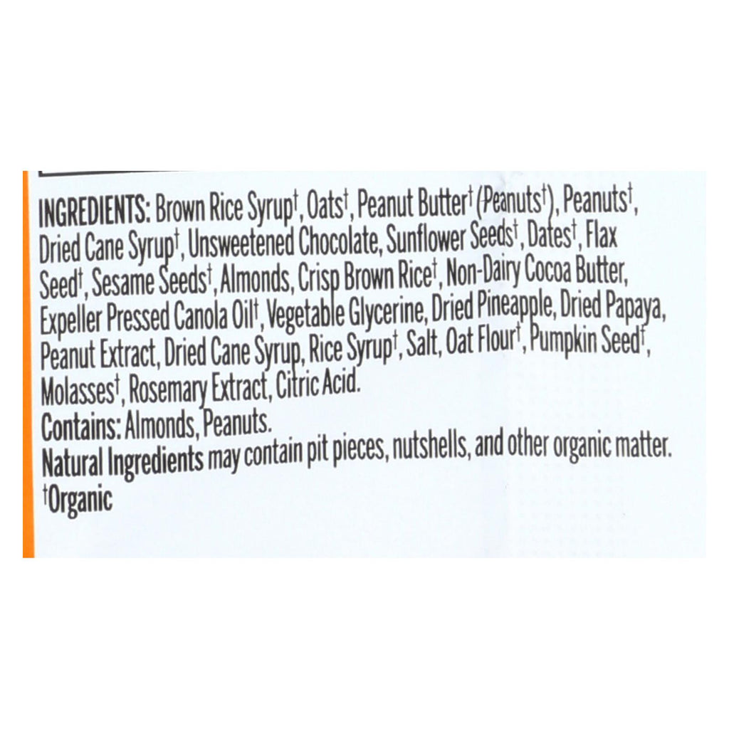 Probar Organic Peanut Butter Chocolate Chip Bar - Case Of 12 - 3 Oz - Lakehouse Foods