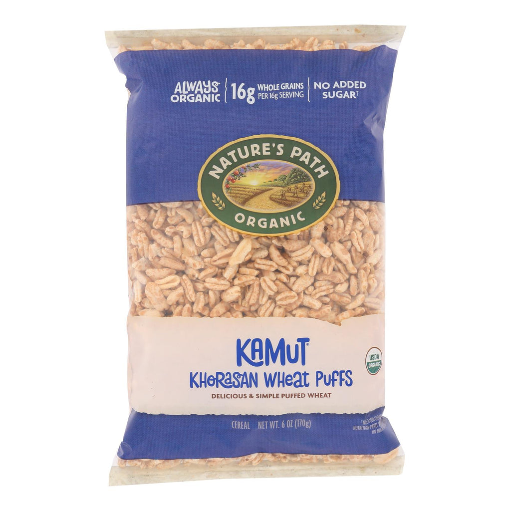 Nature's Path Organic Kamut Puffs Cereal - Case Of 12 - 6 Oz. - Lakehouse Foods