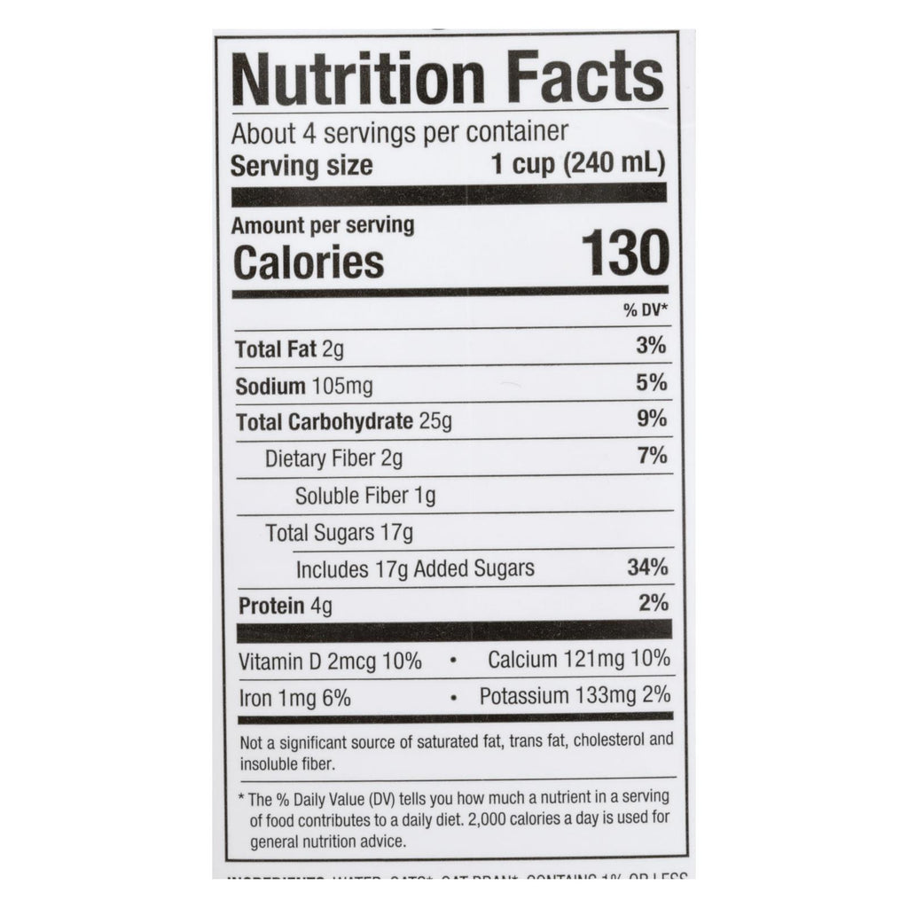 Pacific Natural Foods Oat Original - Organic - Case Of 12 - 32 Fl Oz. - Lakehouse Foods