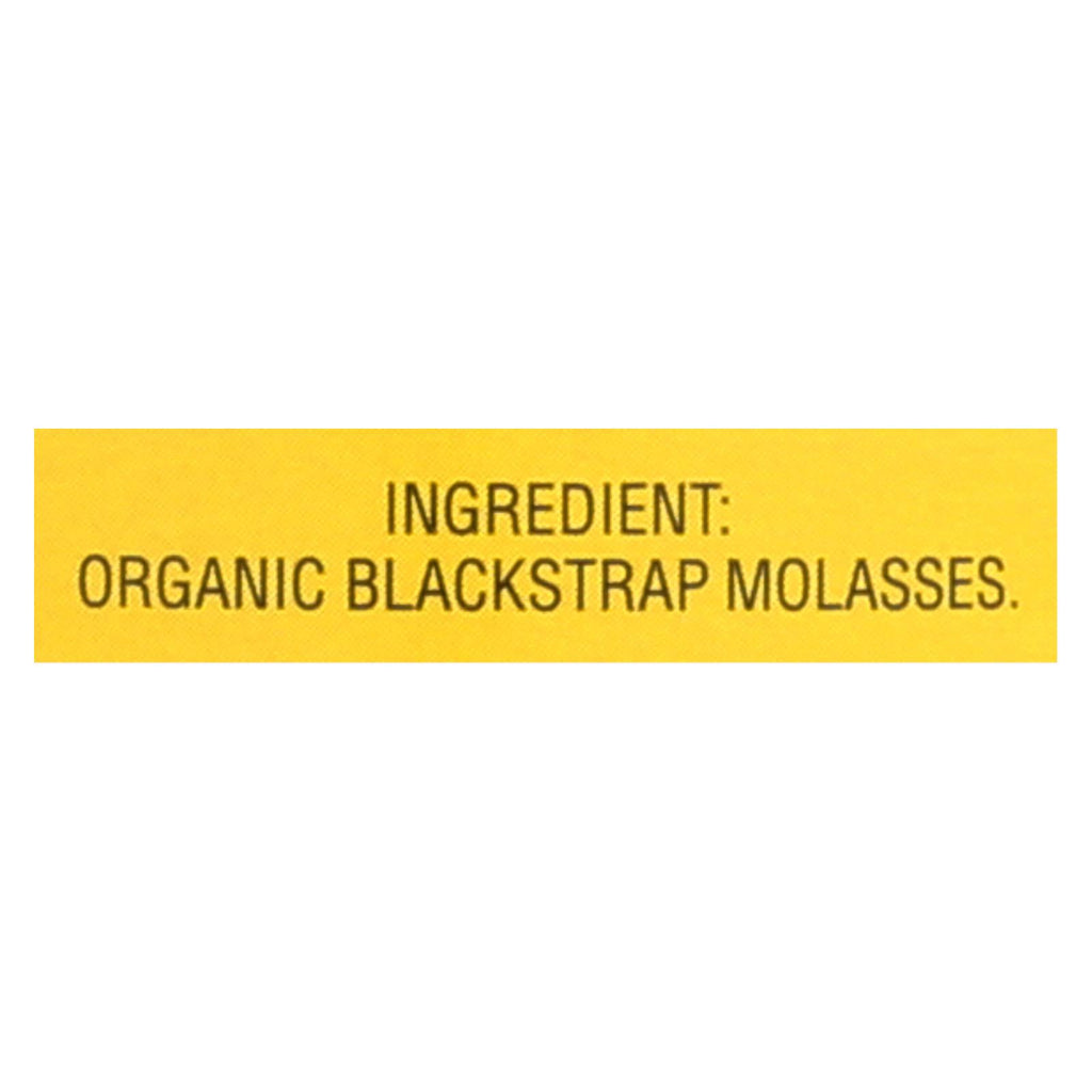 Plantation Organic Blackstrap Molasses Syrup - Case Of 12 - 15 Oz. - Lakehouse Foods