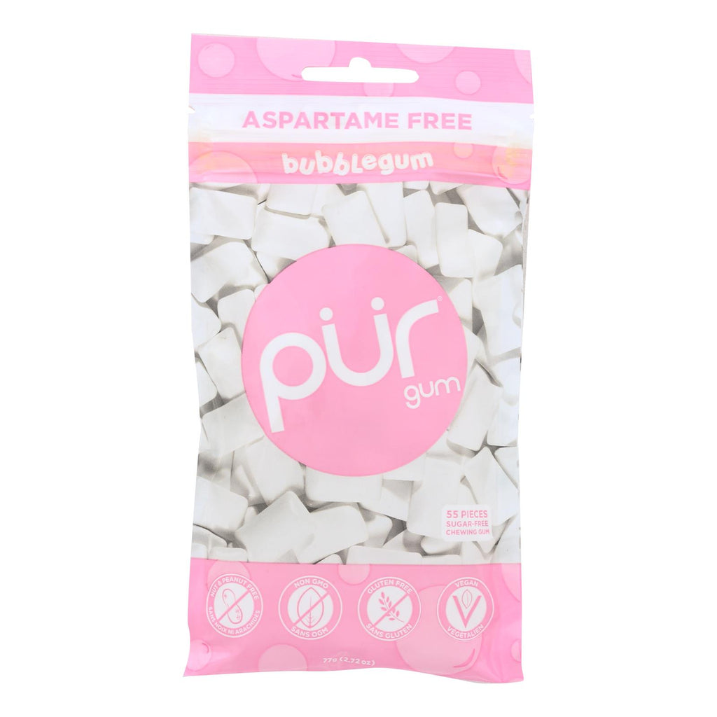 Pur Gum Gum - Bubble - Case Of 12 - 77 Gm - Lakehouse Foods