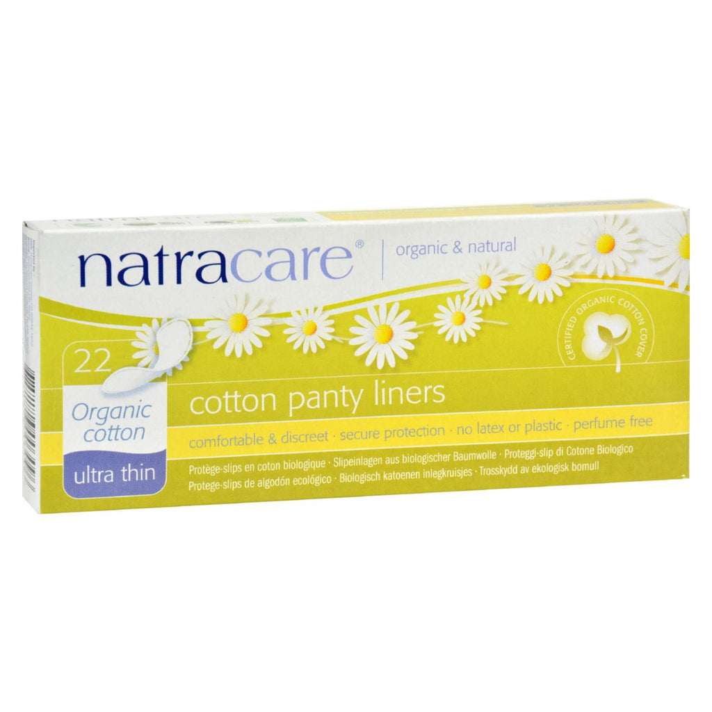 Natracare Ultra Thin Organic Cotton Panty Liners - 22 Pack - Lakehouse Foods