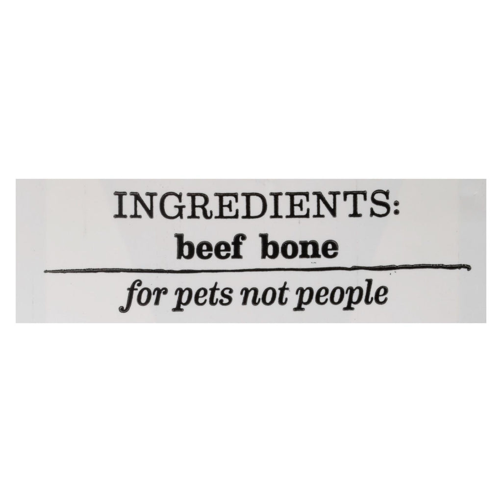 Happy N Healthy Pet - Dog Bone Beef Medium - Case Of 6 - 1 Ct - Lakehouse Foods