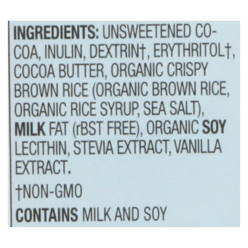 Lily's Sweets Chocolate Bar - Dark Chocolate - 55 Percent Cocoa - Crispy Rice - 3 Oz Bars - Case Of 12 - Lakehouse Foods