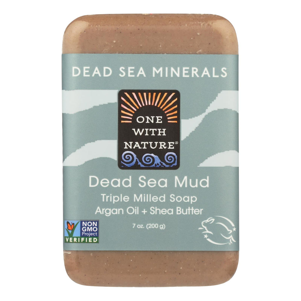 One With Nature Dead Sea Mineral Dead Sea Mud Soap - 7 Oz - Lakehouse Foods