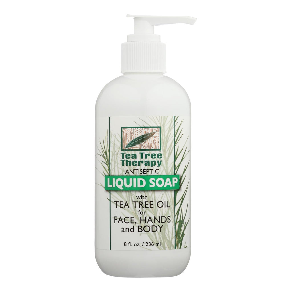 Tea Tree Therapy Antibacterial Liquid Soap With Tea Tree Oil - 8 Fl Oz - Lakehouse Foods