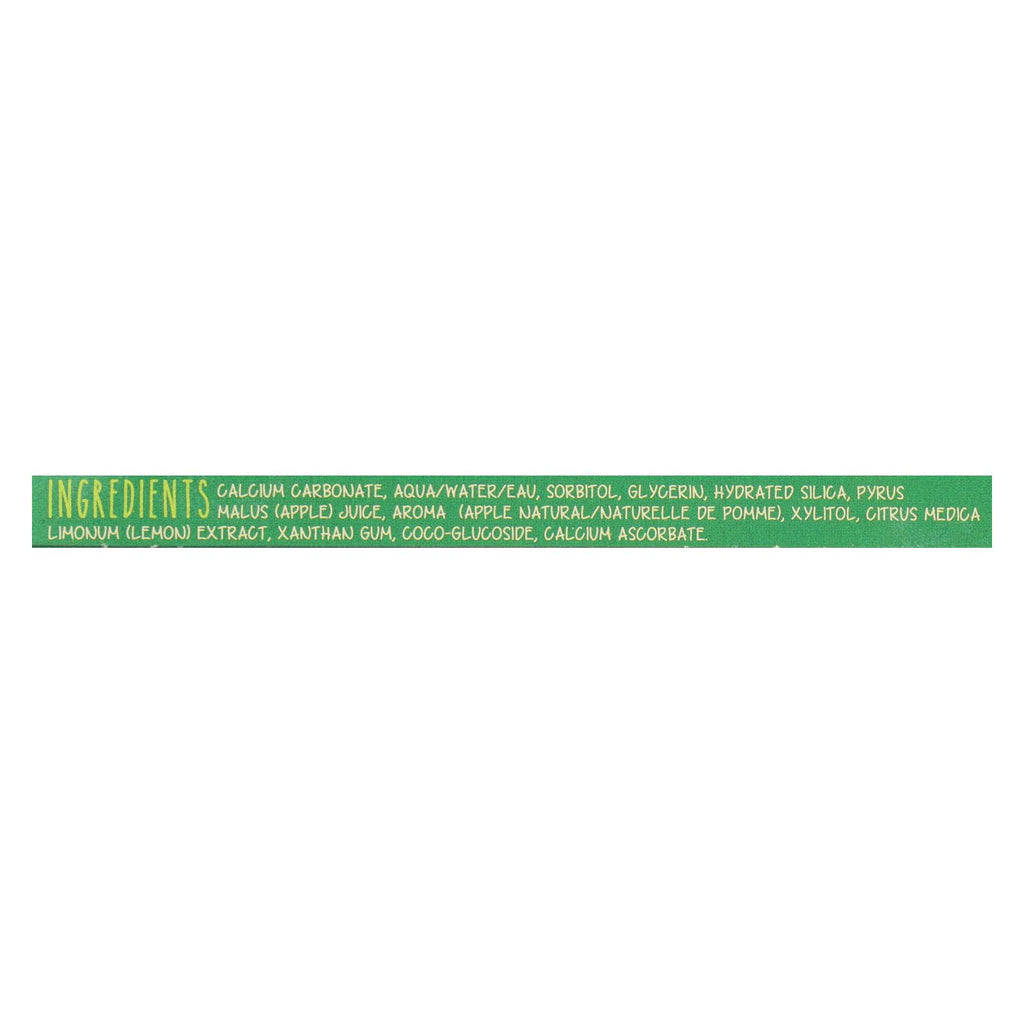 Green Beaverthe Toothpaste - Green Apple Toothpaste - Case Of 1 - 2.5 Fl Oz. - Lakehouse Foods