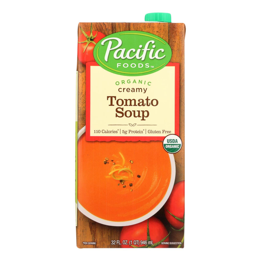 Pacific Natural Foods Tomato Soup - Creamy - Case Of 12 - 32 Fl Oz. - Lakehouse Foods