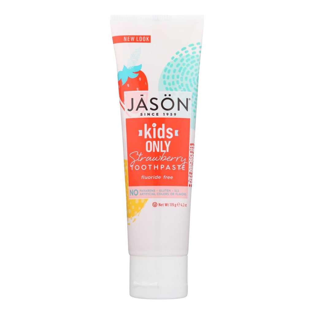 Jason Kids Only Toothpaste Strawberry - 4.2 Oz - Lakehouse Foods