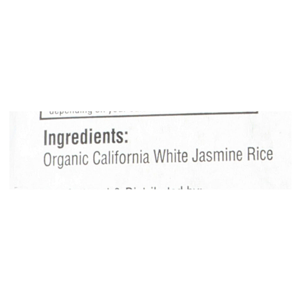 Lundberg Family Farms Organic Jasmine White Rice - Case Of 25 Lbs - Lakehouse Foods