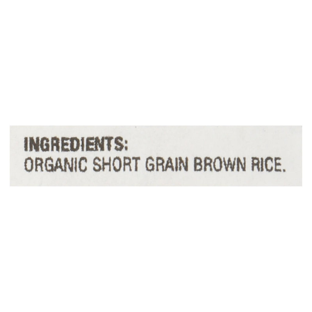 Lundberg Family Farms Short Grain Brown Rice - Case Of 25 Lbs - Lakehouse Foods