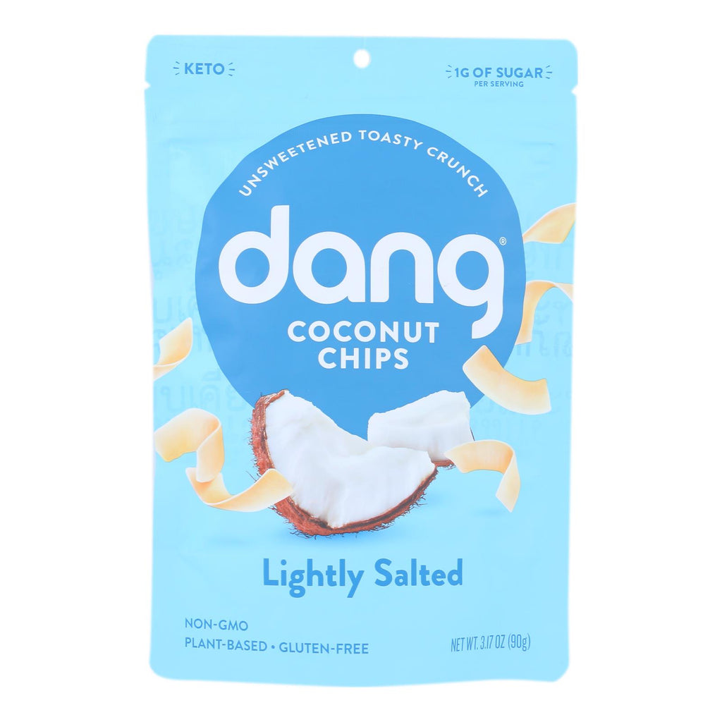 Dang - Toasted Coconut Chips - Lightly Salted - Case Of 12 - 3.17 Oz. - Lakehouse Foods