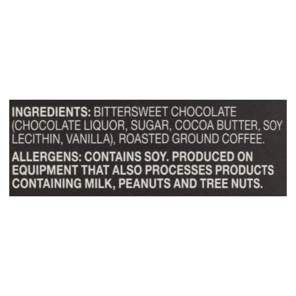 Endangered Species Natural Chocolate Bars - Dark Chocolate - 72 Percent Cocoa - Espresso Beans - 3 Oz Bars - Case Of 12 - Lakehouse Foods