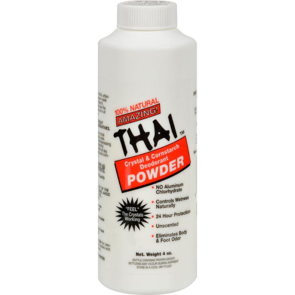 Thai Deodorant Stone Crystal And Corn Starch Deodorant Body Powder - 3 Oz - Lakehouse Foods