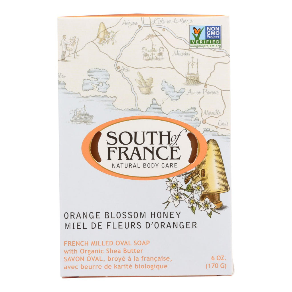 South Of France Bar Soap - Orange Blossom Honey - 6 Oz - 1 Each - Lakehouse Foods