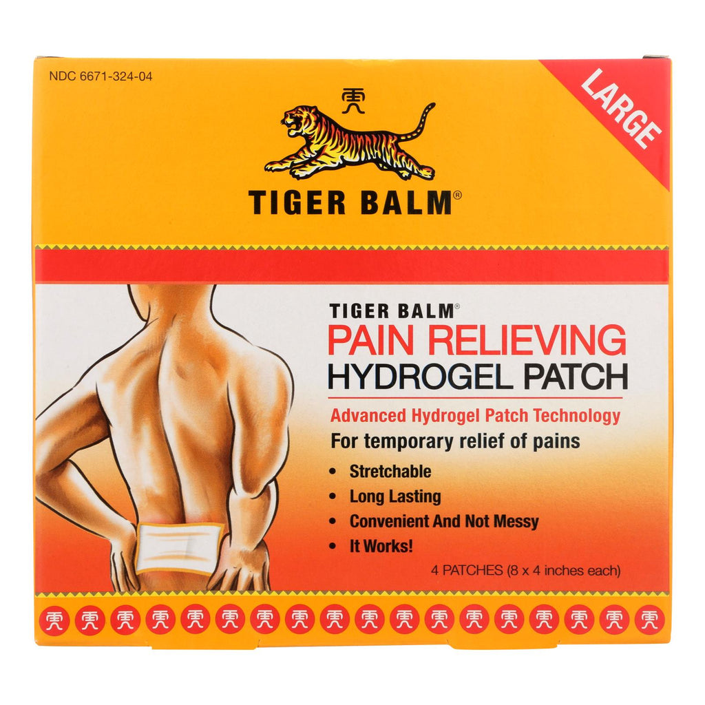Tiger Balm Pain Relieving Large Patches - Case Of 6 - 4 Pack - Lakehouse Foods