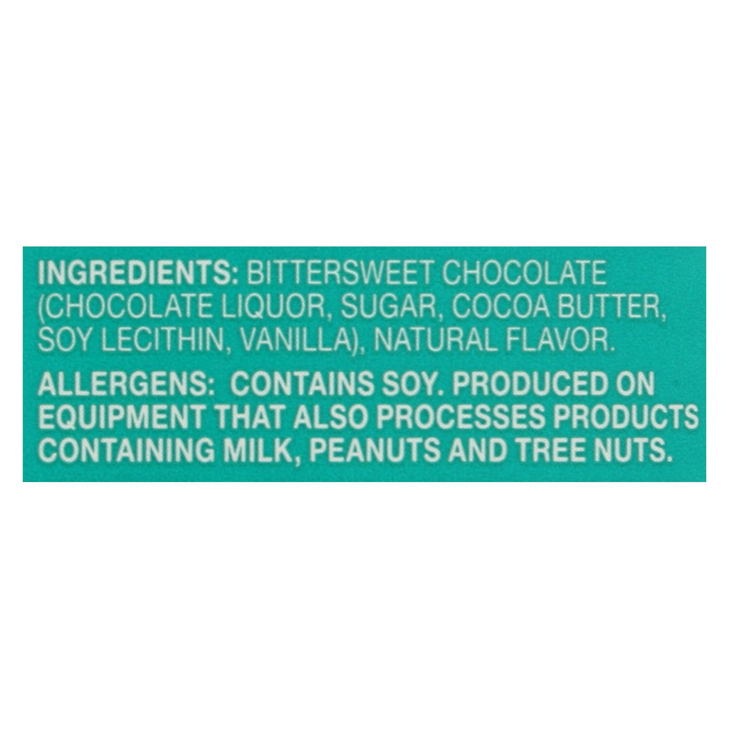 Endangered Species Natural Chocolate Bars - Dark Chocolate - 72 Percent Cocoa - Forest Mint - 3 Oz Bars - Case Of 12 - Lakehouse Foods