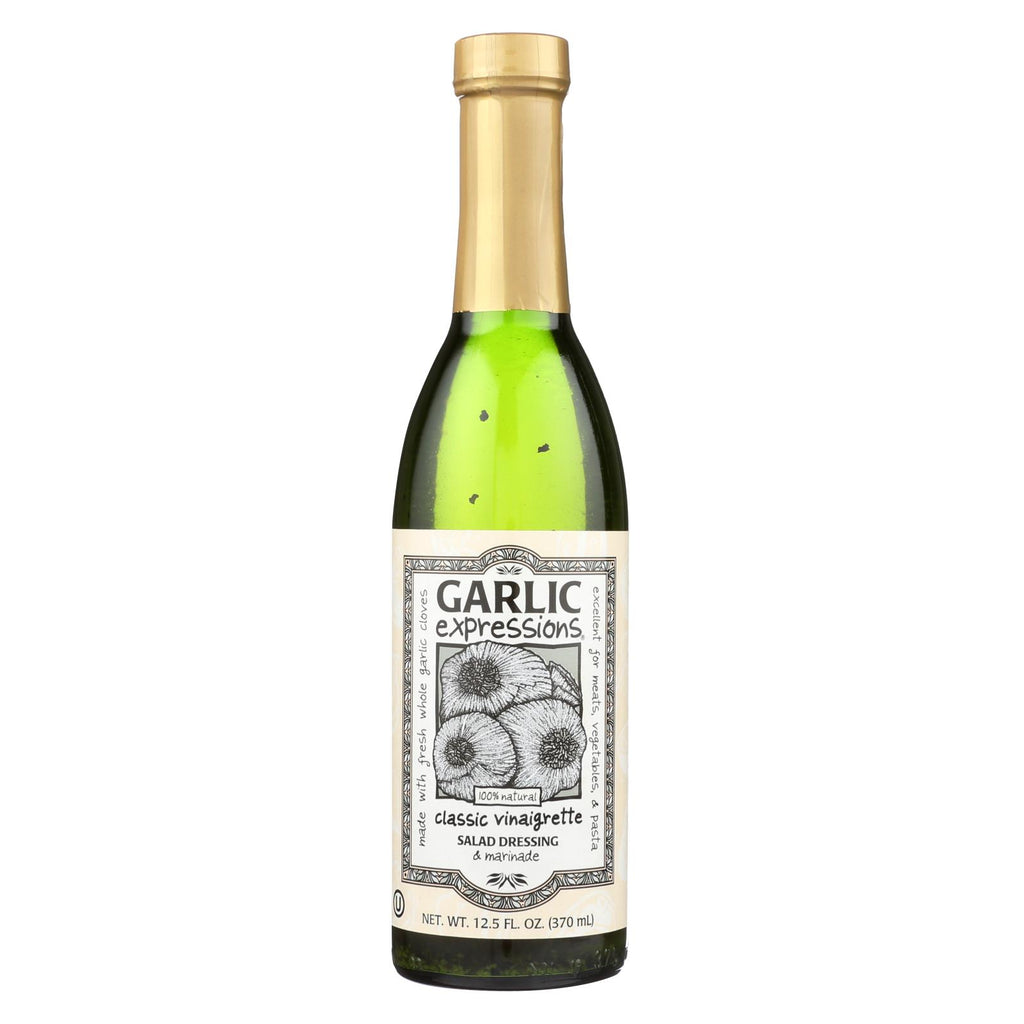 Garlic Expressions Salad Dressing - Vinaigrete - Case Of 12 - 12.5 Oz - Lakehouse Foods