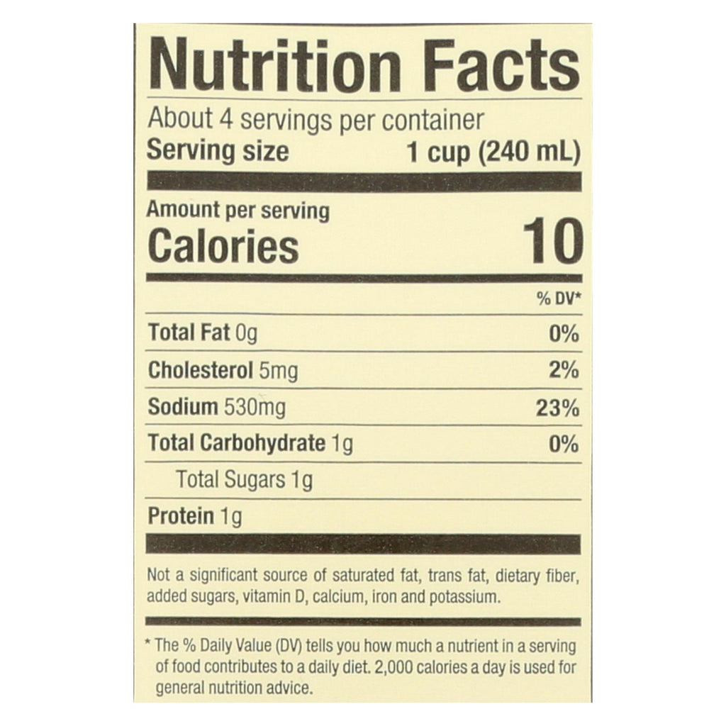 Pacific Natural Foods Chicken Broth - Free Range - Case Of 12 - 32 Fl Oz. - Lakehouse Foods