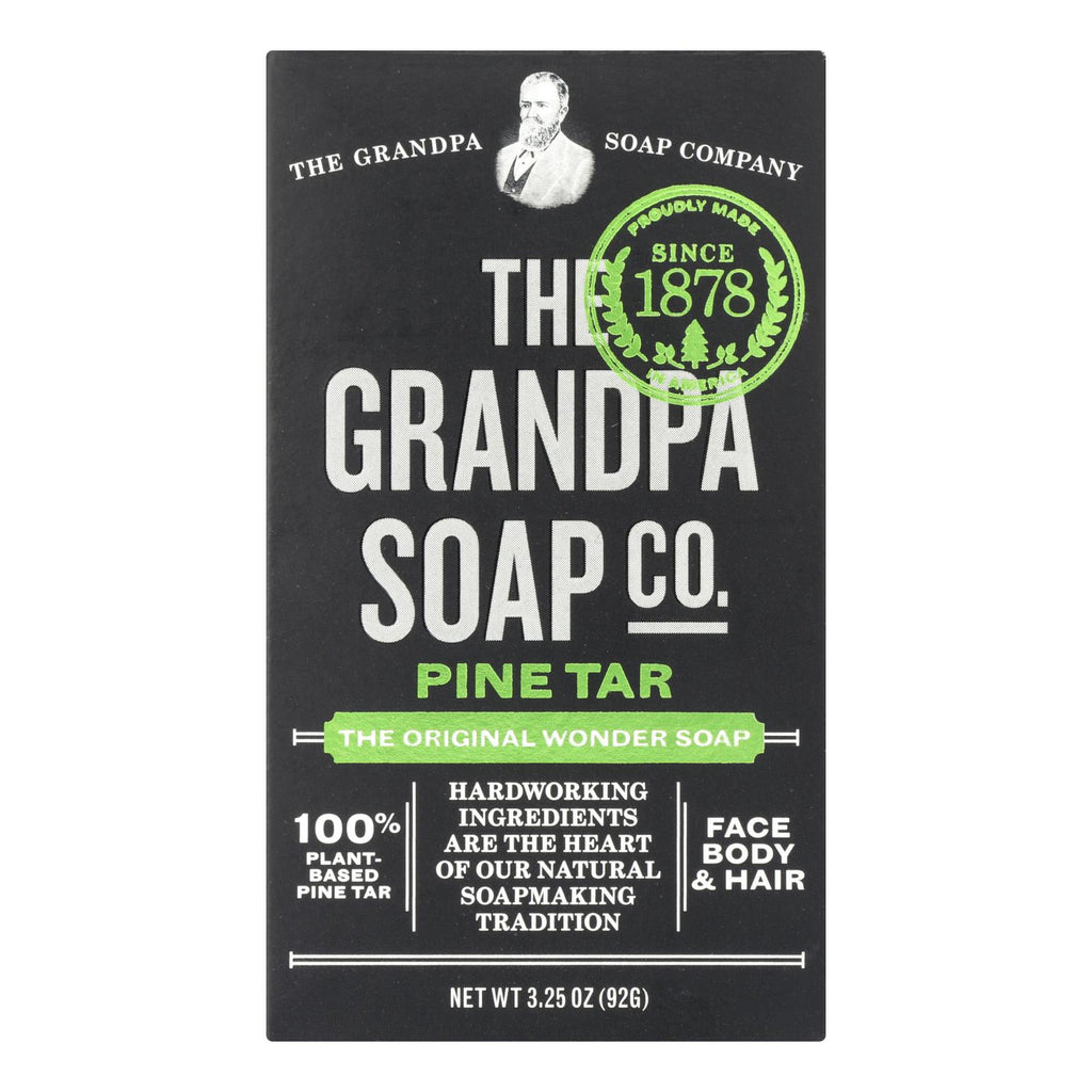 Grandpa's Pine Tar Bar Soap - 3.25 Oz - Lakehouse Foods