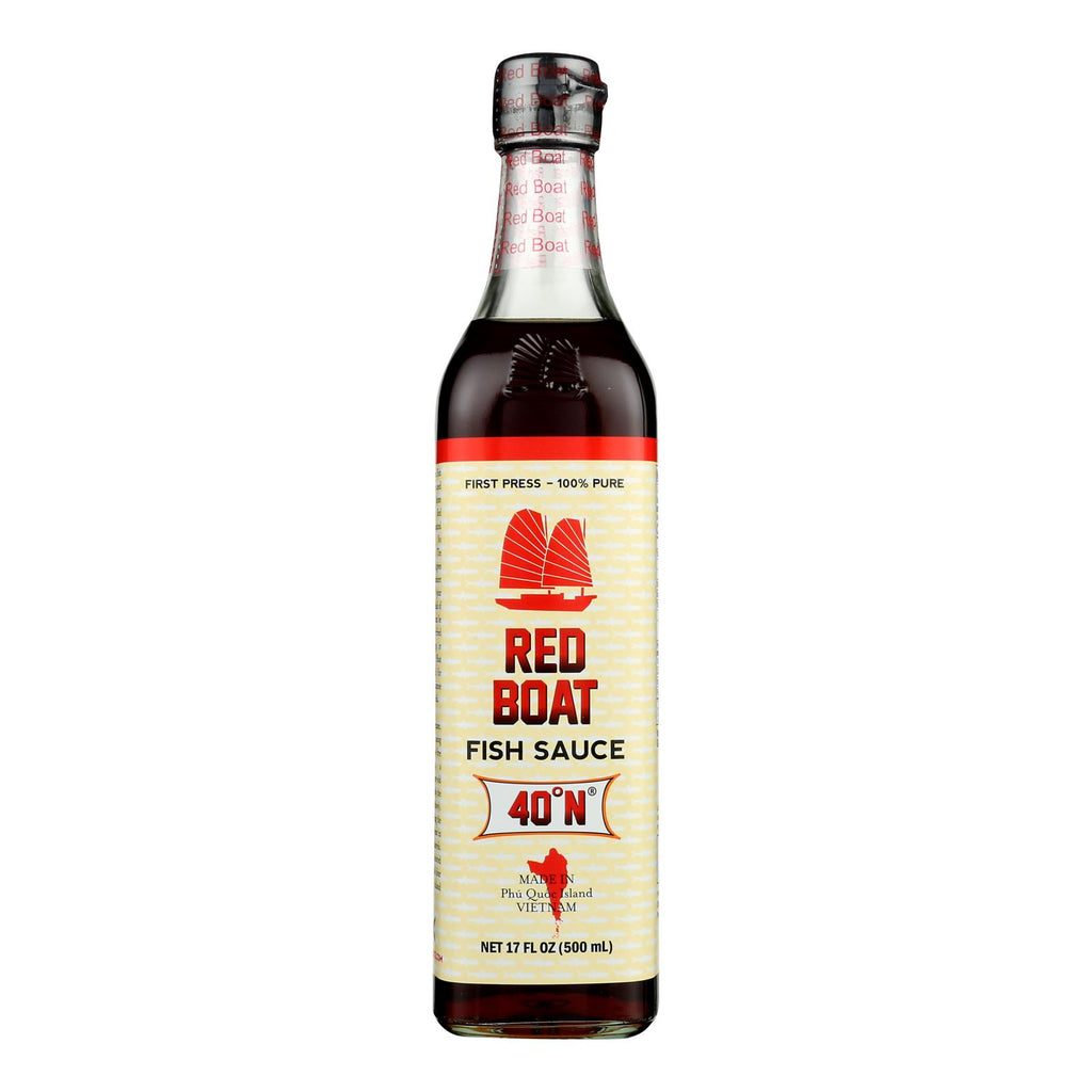 Red Boat Fish Sauce's Primary Ingredient  - Case Of 12 - 17 Oz - Lakehouse Foods
