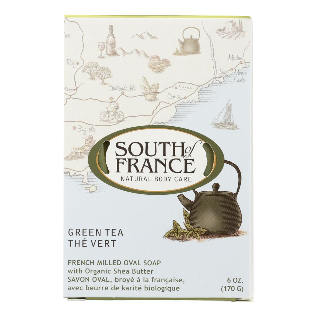 South Of France Bar Soap - Green Tea - 6 Oz - 1 Each - Lakehouse Foods