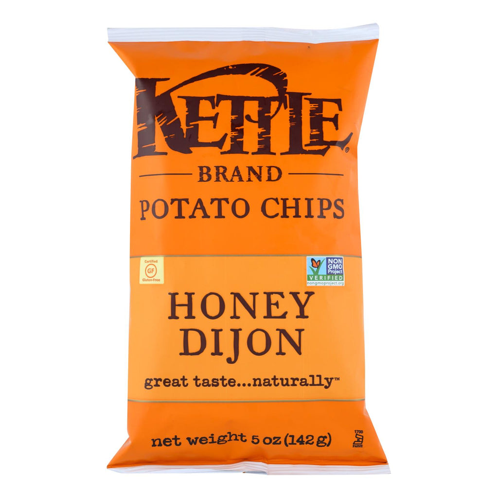 Kettle Brand Potato Chips - Honey Dijon - 5 Oz - Case Of 15 - Lakehouse Foods