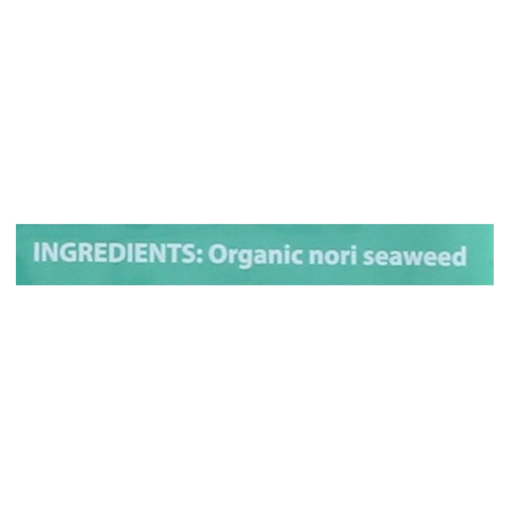 Emerald Cove Organic Pacific Nori - Untoasted Hoshi - Silver Grade - .9 Oz - Case Of 6 - Lakehouse Foods