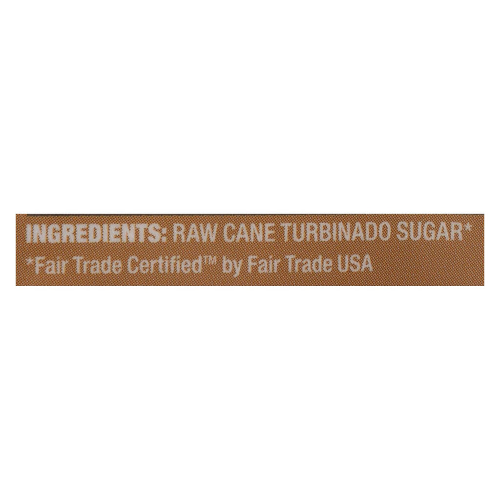 Wholesome Sweeteners Sugar - Natural Raw Cane - Turbinado - Fair Trade - 1.5 Lb - Case Of 12 - Lakehouse Foods