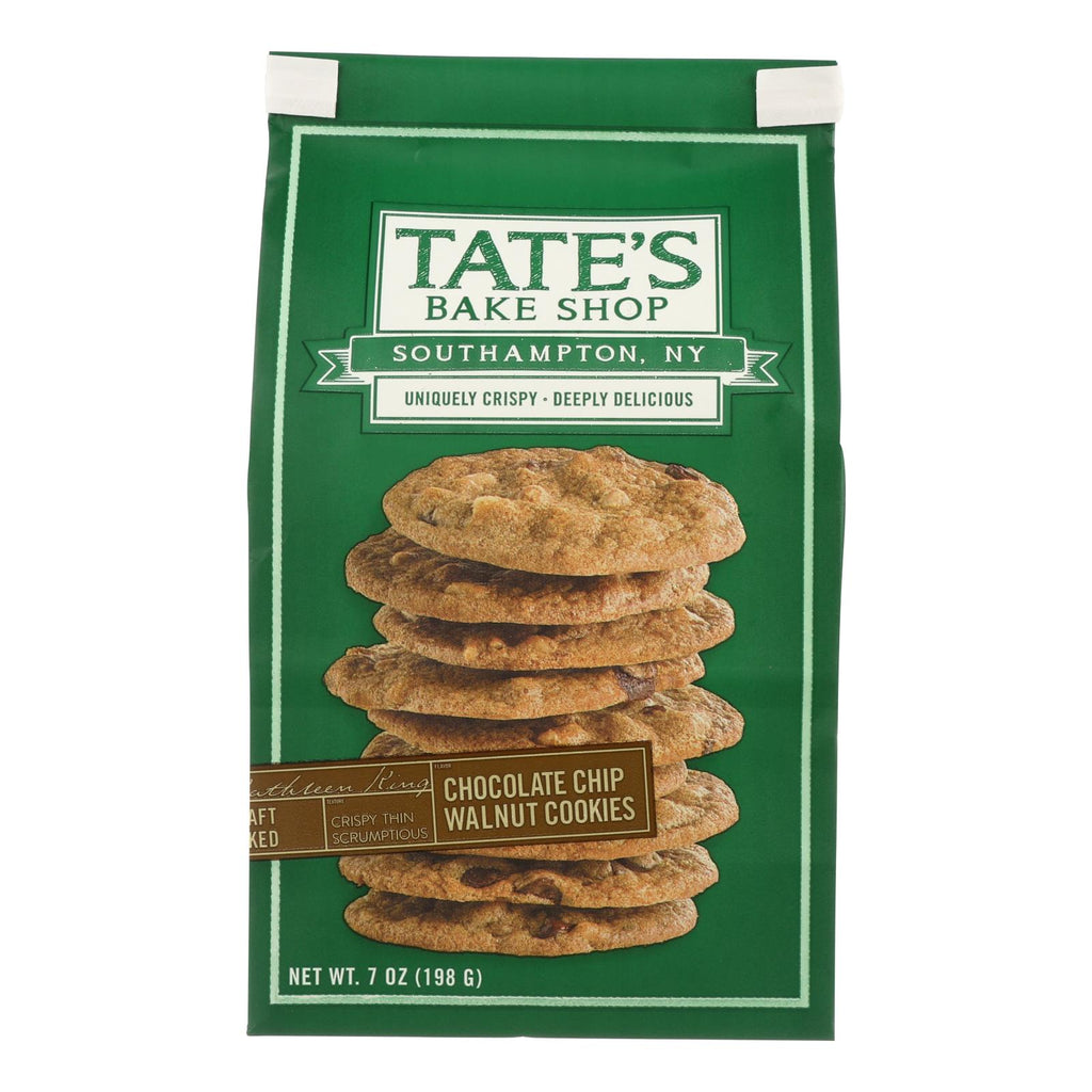 Tate's Bake Shop Chocolate Chip Walnut Cookies - Case Of 12 - 7 Oz. - Lakehouse Foods