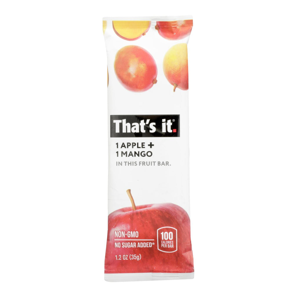 That's It Fruit Bar - Apple And Mango - Case Of 12 - 1.2 Oz - Lakehouse Foods