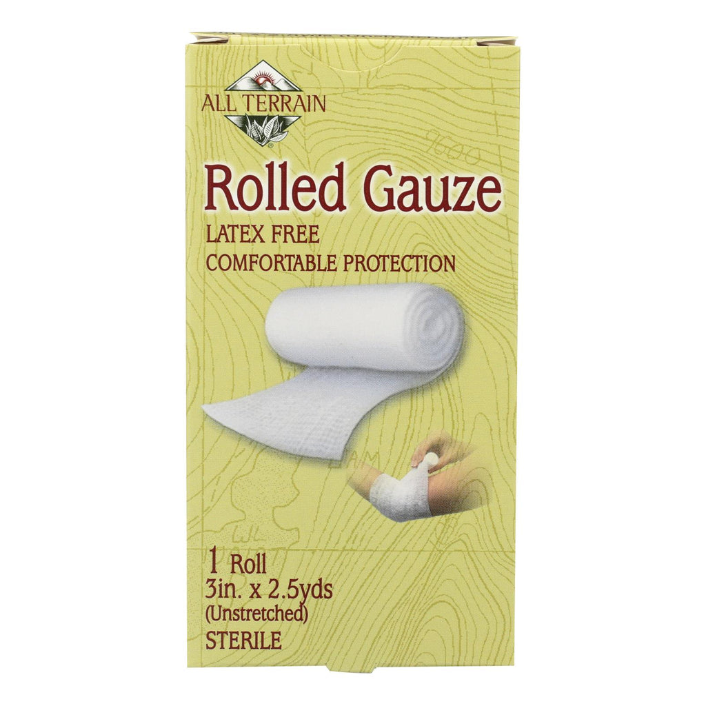 All Terrain - Gauze - Rolled - 3 Inches X 2.5 Yards - 1 Roll - Lakehouse Foods