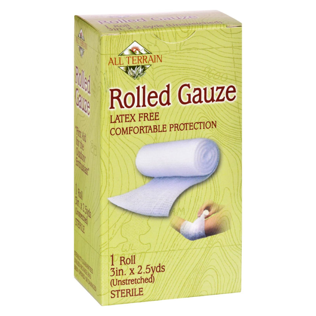 All Terrain - Gauze - Rolled - 3 Inches X 2.5 Yards - 1 Roll - Lakehouse Foods