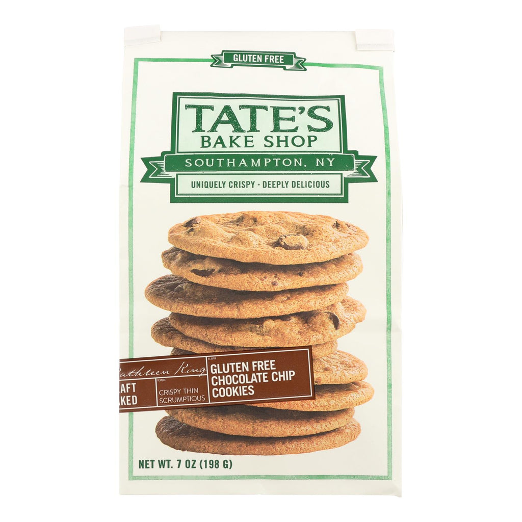 Tate's Bake Shop Cookies - Chocolate Chip - Case Of 12 - 7 Oz. - Lakehouse Foods