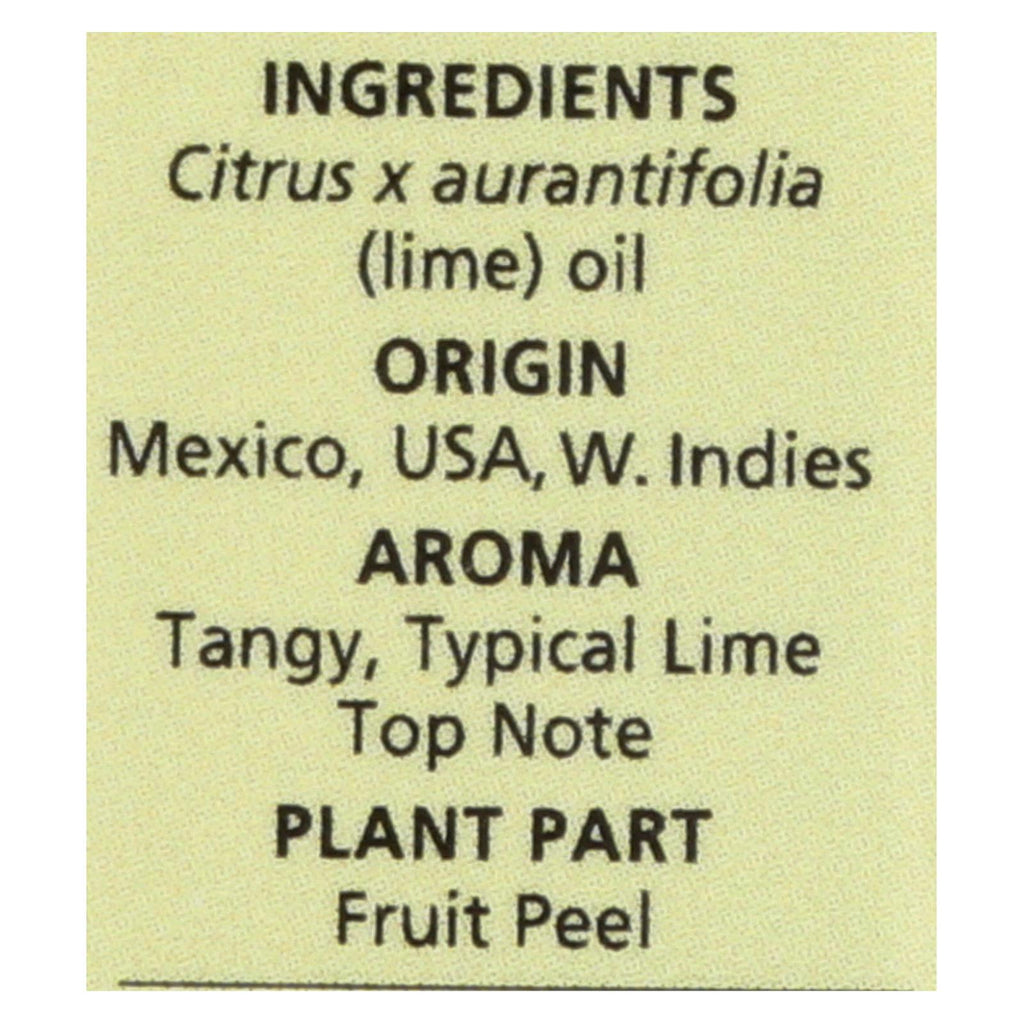 Aura Cacia - Pure Essential Oil Lime - 0.5 Fl Oz - Lakehouse Foods