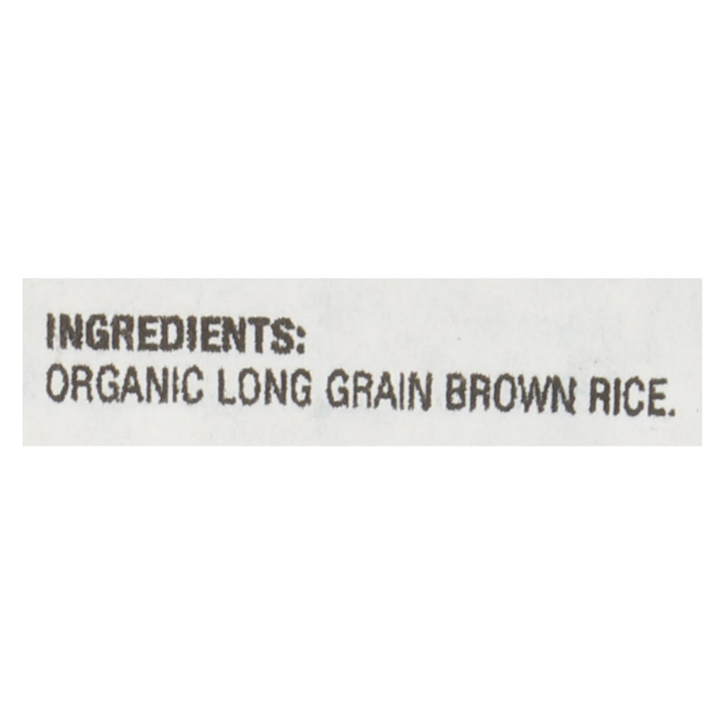 Lundberg Family Farms Organic Long Grain Brown Rice - Case Of 25 Lbs - Lakehouse Foods