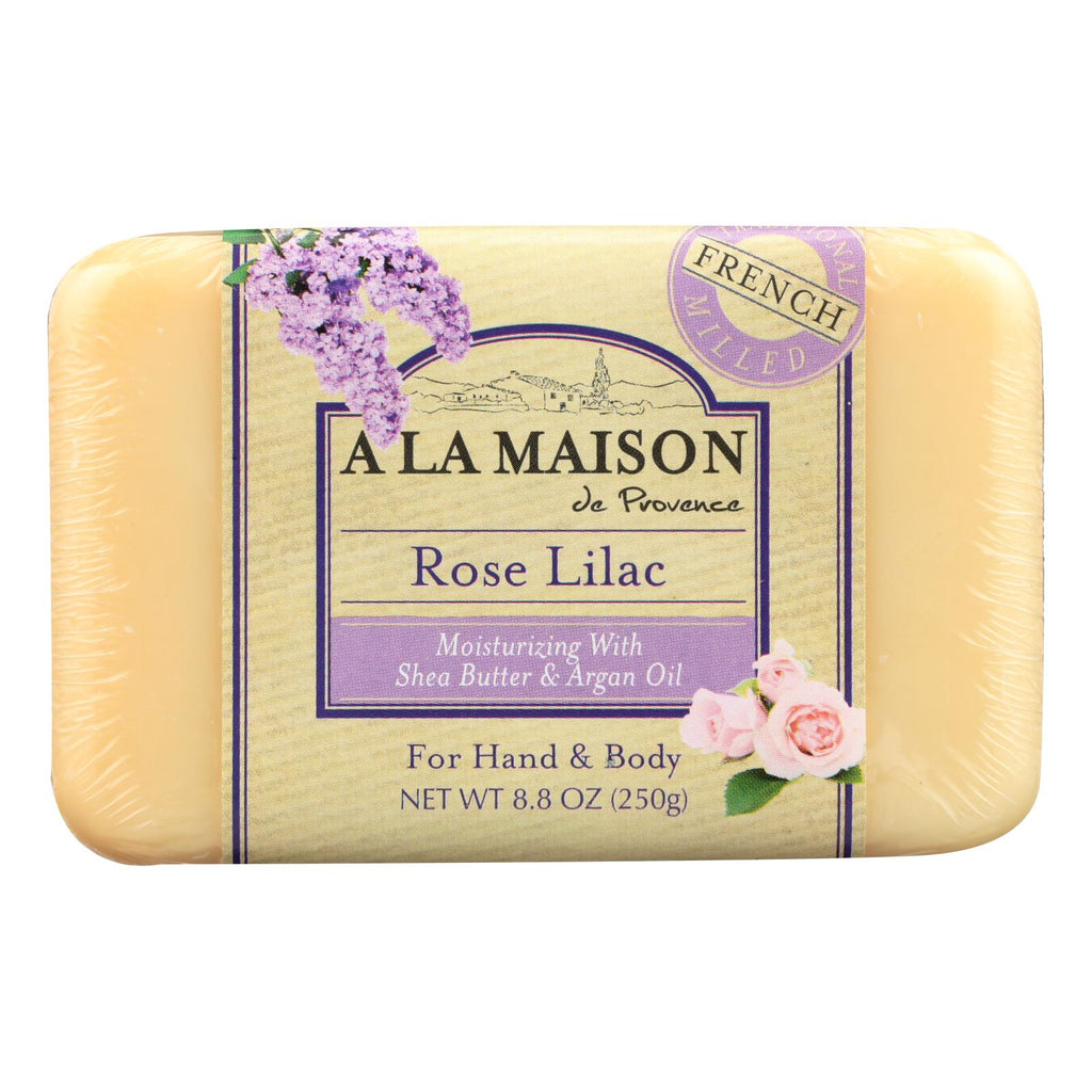 A La Maison - Bar Soap - Rose Lilac - 8.8 Oz - Lakehouse Foods