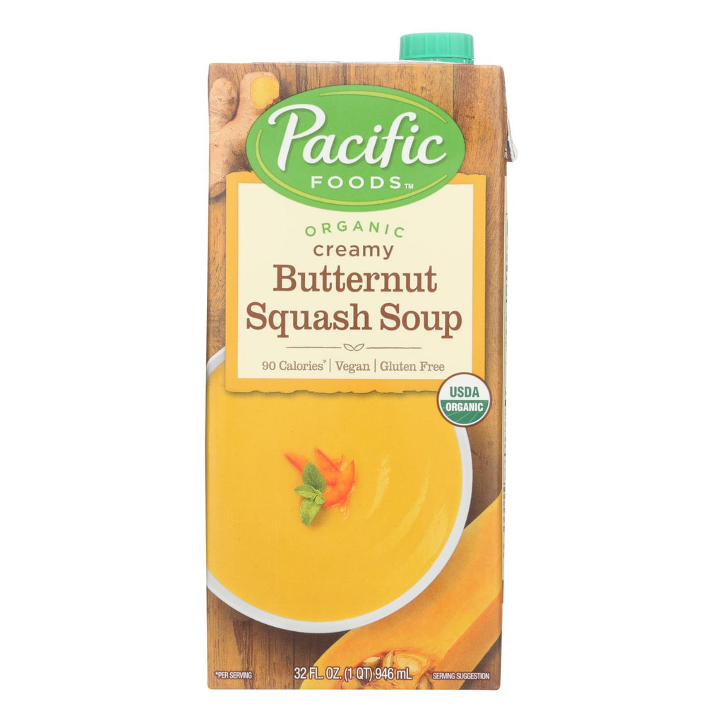 Pacific Natural Foods Organic Creamy - Butternut Squash - Case Of 12 - 32 Fl Oz. - Lakehouse Foods