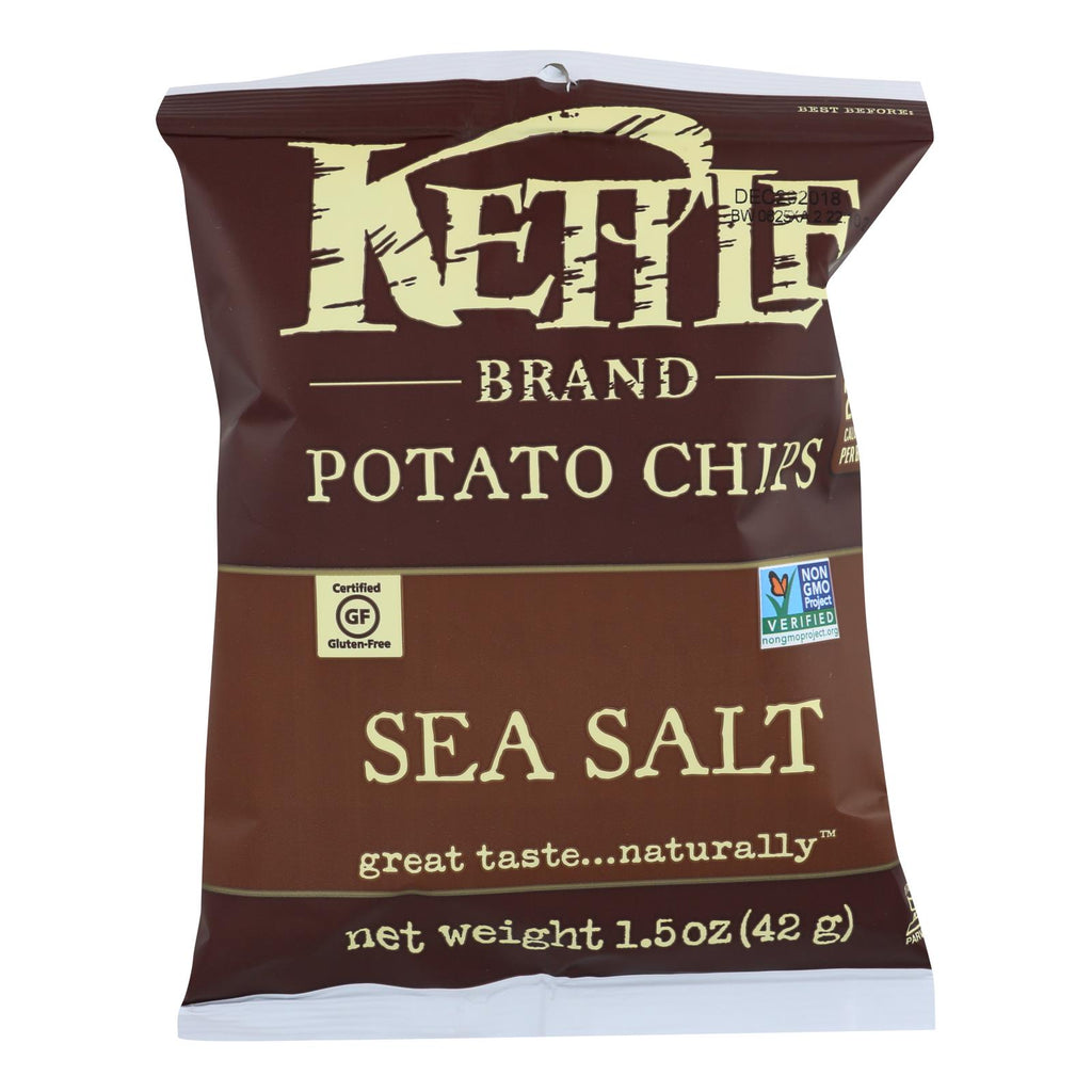 Kettle Brand Potato Chips - Sea Salt - 1.5 Oz - Case Of 24 - Lakehouse Foods