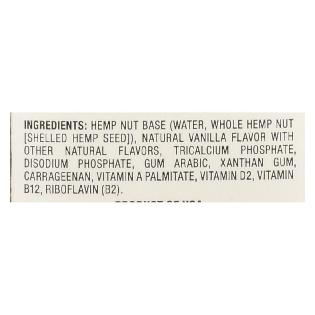 Pacific Natural Foods Hemp Original - Unsweetened - Case Of 12 - 32 Fl Oz. - Lakehouse Foods