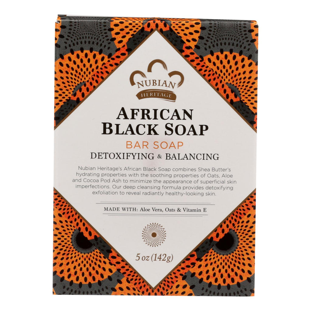 Nubian Heritage Bar Soap African Black - 5 Oz - Lakehouse Foods