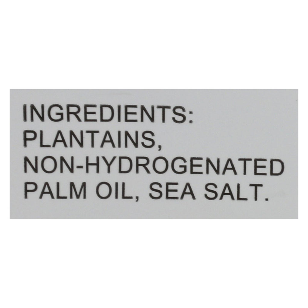 Artisan Tropic Plantain Strips - With Sea Salt - Case Of 12 - 4.5 Oz. - Lakehouse Foods