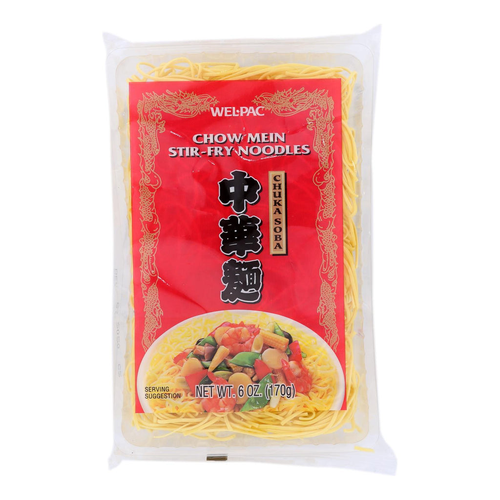 Wel-pac Chow Mein Stir-fry Noodles  - Case Of 12 - 6 Oz - Lakehouse Foods