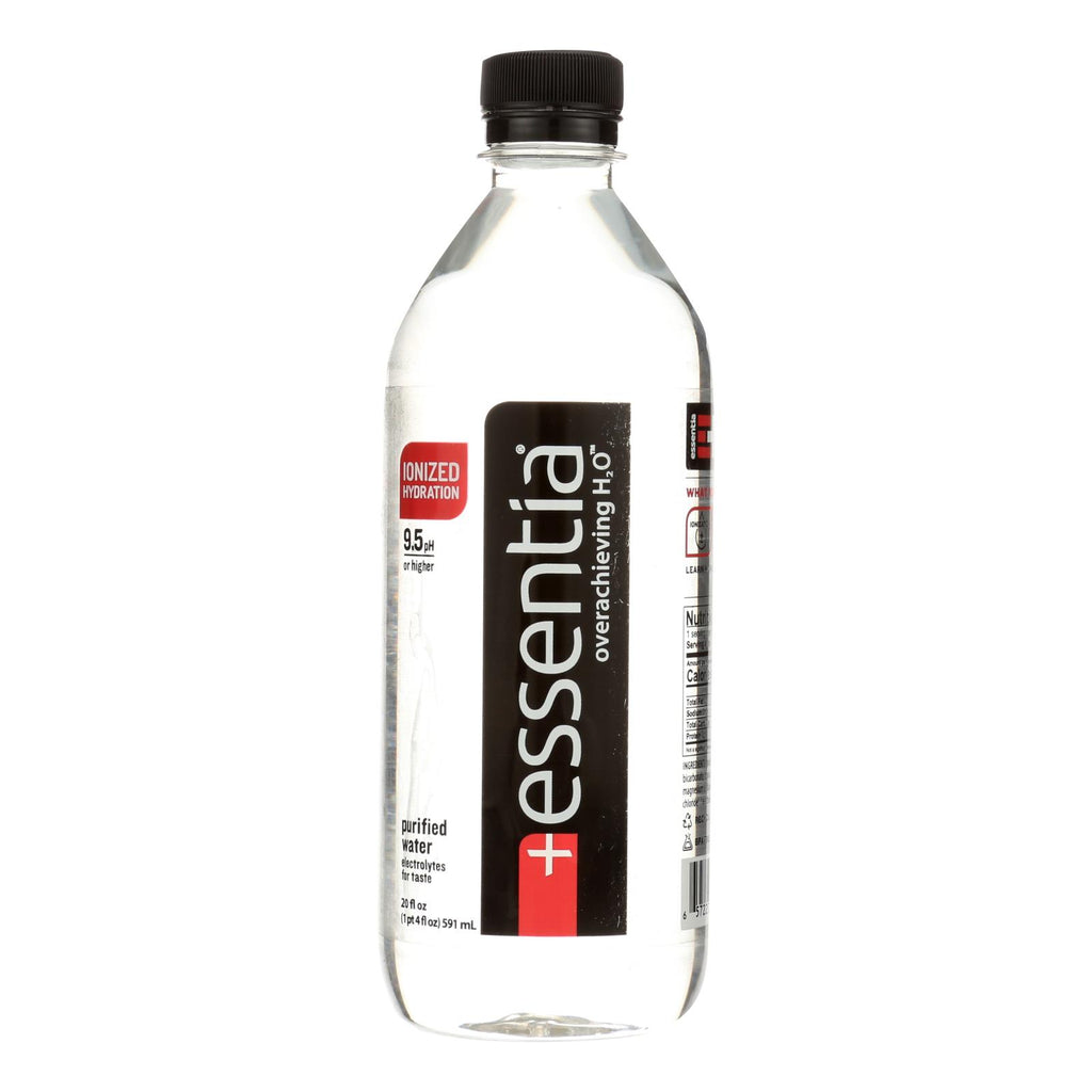Essentia Hydration Perfected Drinking Water - 9.5 Ph. - Case Of 24 - 20 Oz. - Lakehouse Foods