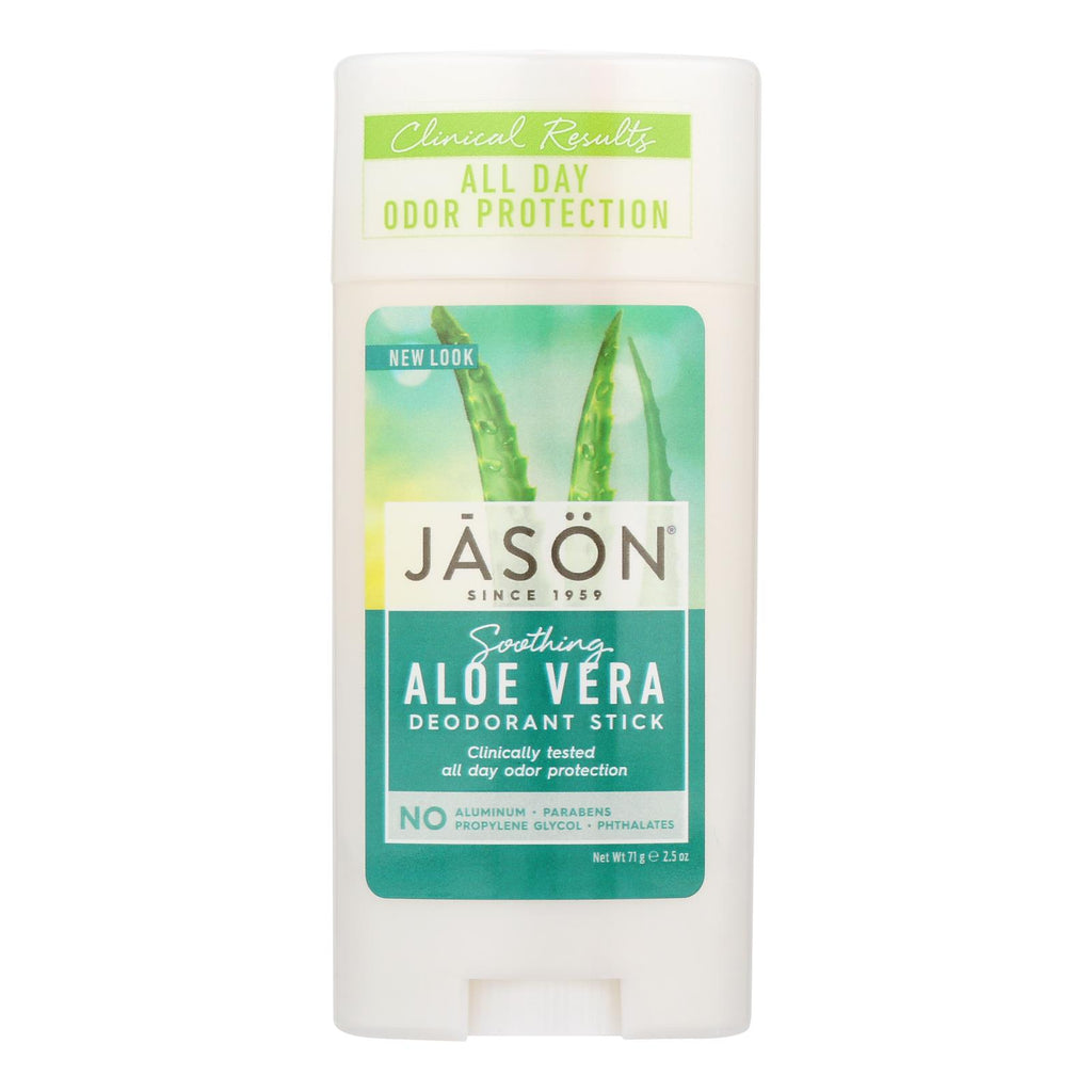 Jason Deodorant Stick Pure Natural Aloe Vera - 2.5 Oz - Lakehouse Foods