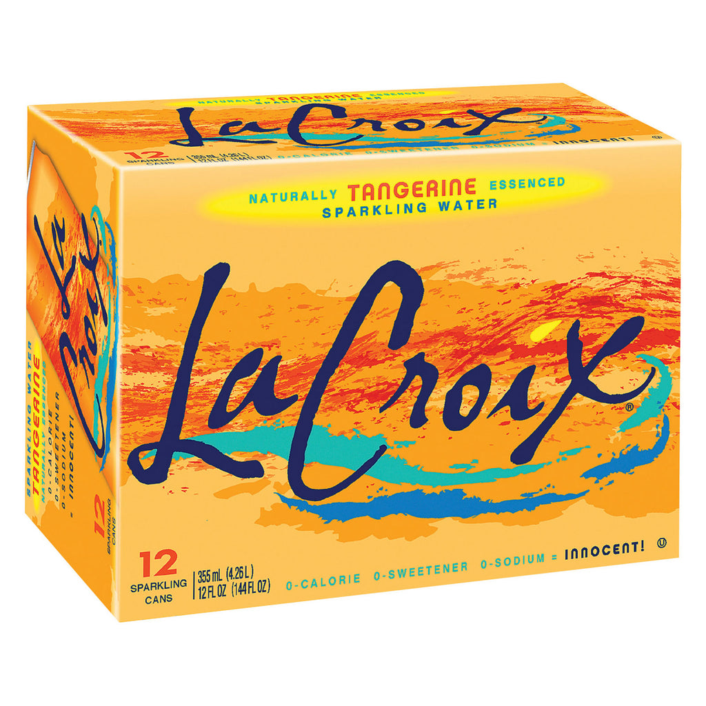 Lacroix Sparkling Water - Tangerine - Case Of 2 - 12-12 Fl Oz - Lakehouse Foods