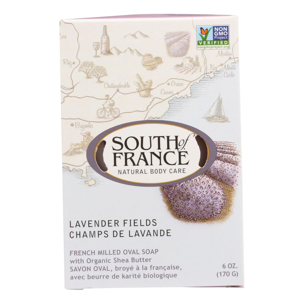 South Of France Bar Soap - Lavender Fields - 6 Oz - 1 Each - Lakehouse Foods